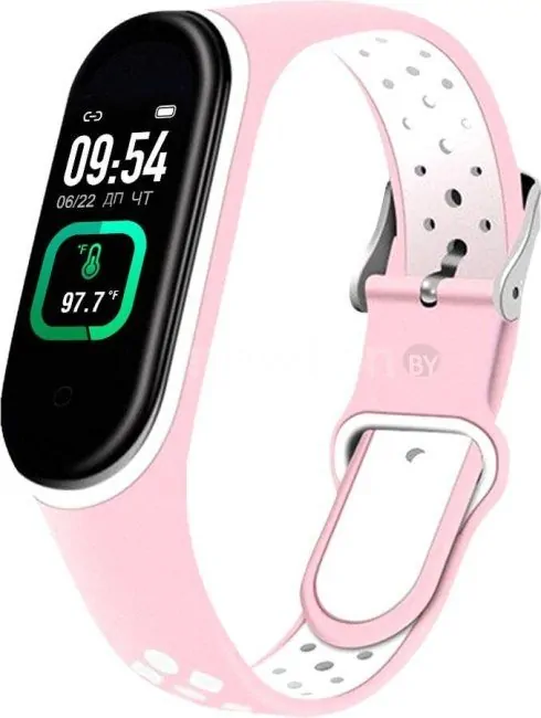 Фитнес-браслет Smarterra Fitmaster TON (белый/розовый)