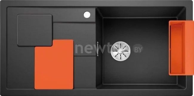Кухонная мойка Blanco Sity XL 6 S (антрацит/апельсин) 525056