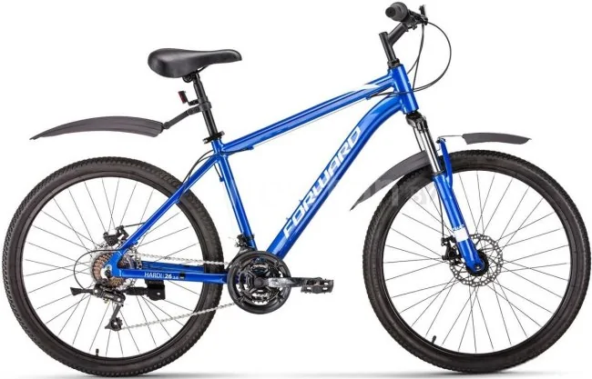 Велосипед Forward Hardi 26 2.0 disc 2020 (синий)