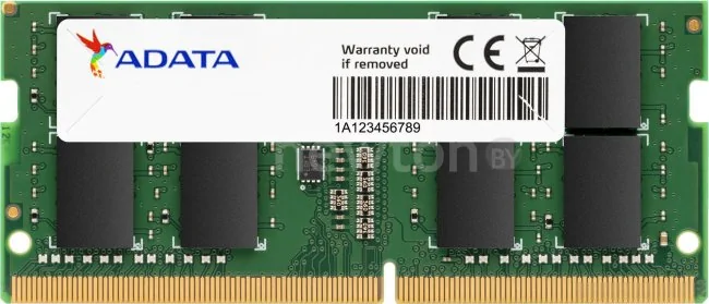 Оперативная память ADATA Premier 16ГБ DDR4 SODIMM 3200 МГц AD4S320016G22-RGN