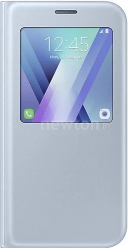 Чехол Samsung S View Standing для Galaxy A7 (голубой) [EF-CA720PLEGRU]