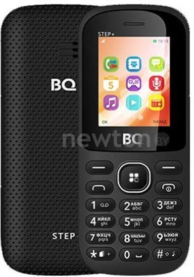 Телефон BQ-Mobile BQ-1807 Step+ (черный)