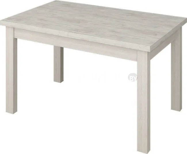 Кухонный стол Senira Кастусь 110-145x70 (сосна монрепо/белый)