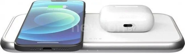 Беспроводное зарядное Zens Dual Aluminium Wireless Charger (белый)