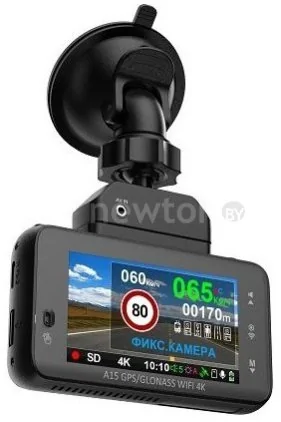 Видеорегистратор-GPS информатор (2в1) Sho-Me A15 4K