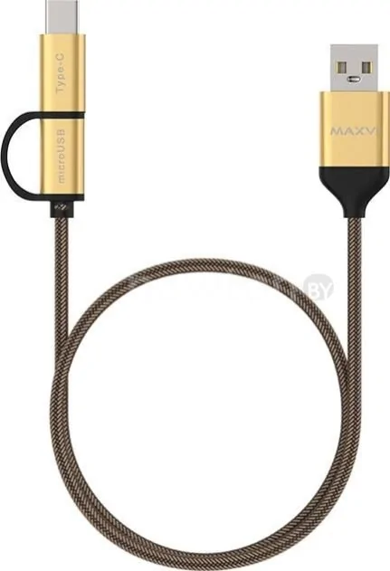 Кабель Maxvi MC-12MT (золотистый)