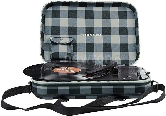 Виниловый проигрыватель Crosley Messenger Checkboard