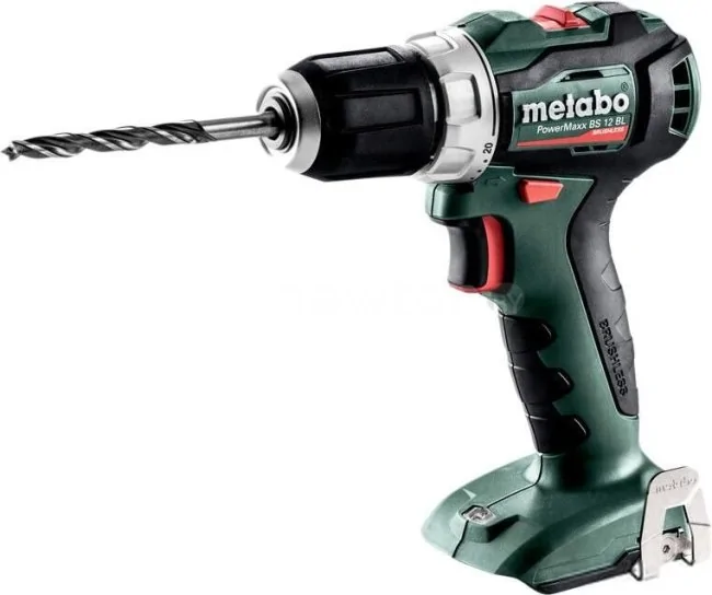 Дрель-шуруповерт Metabo PowerMaxx BS 12 BL 601038840 (без АКБ, кейс)