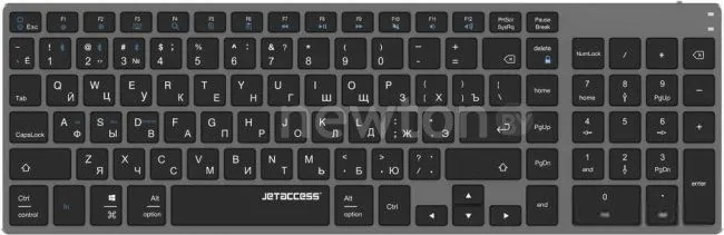 Клавиатура Jet.A SlimLine K1 BT (серый)
