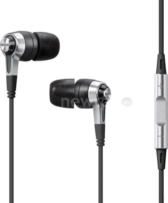 Наушники с микрофоном Denon AH-C621R (черный/серебристый)