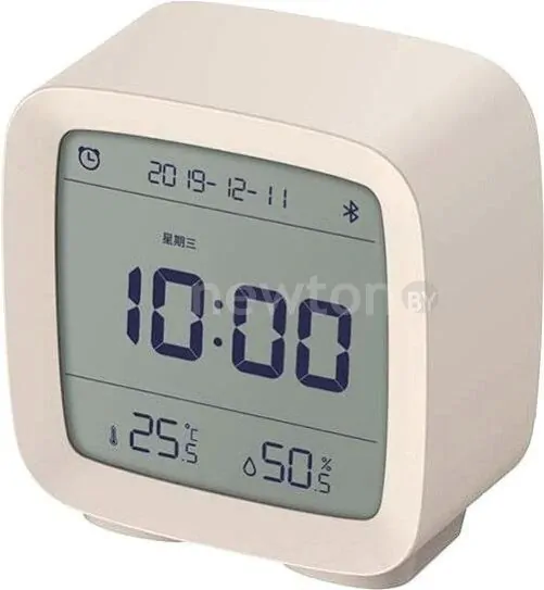 Термогигрометр Cleargrass Bluetooth Thermometer Alarm Clock White CGD1 (янтарный белый)