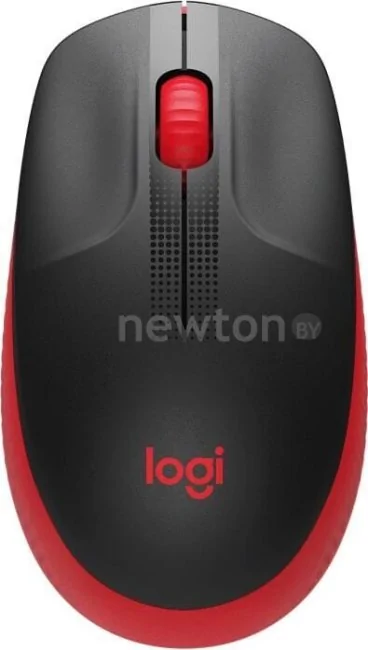 Мышь Logitech M190 (черный/красный)