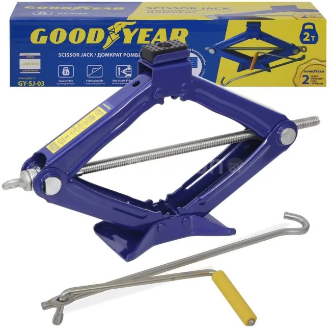 Ромбовый домкрат Goodyear GY000912 2т
