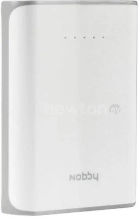 Портативное зарядное устройство Nobby Practic 013-001 (белый)
