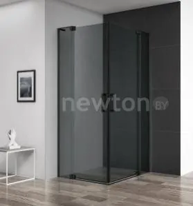 Душевой уголок Cezares SLIDER-AH-2-90/100-100/110-GRIGIO-NERO