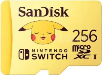 Карта памяти SanDisk Pokemon microSD 256GB SDSQXAO-256G-GN6ZK