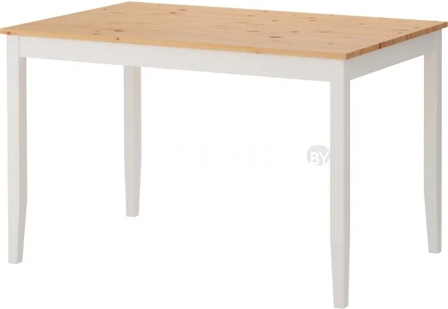 Кухонный стол Ikea Лерхамн (антик/белая морилка) 204.442.56