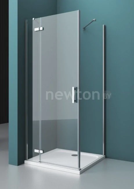 Душевой уголок BelBagno KRAFT-A-12-80-C-Cr-L (прозрачное стекло)