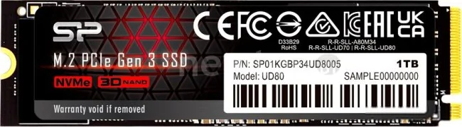 SSD Silicon-Power UD80 1TB SP01KGBP34UD8005