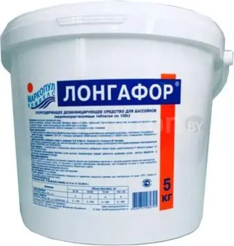 Химия для бассейна Маркопул Кемиклс Лонгафор таблетки по 100 г 5 кг
