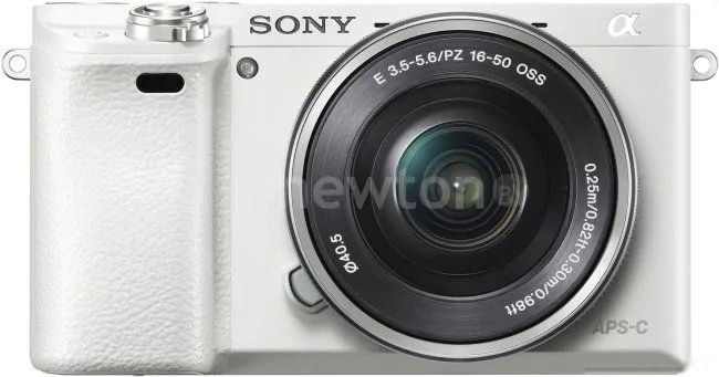 Беззеркальный фотоаппарат Sony Alpha a6000 Kit 16-50mm (белый)