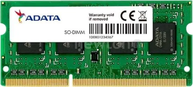 Оперативная память ADATA 8GB DDR3 SODIMM PC3-12800 ADDS1600W8G11-S
