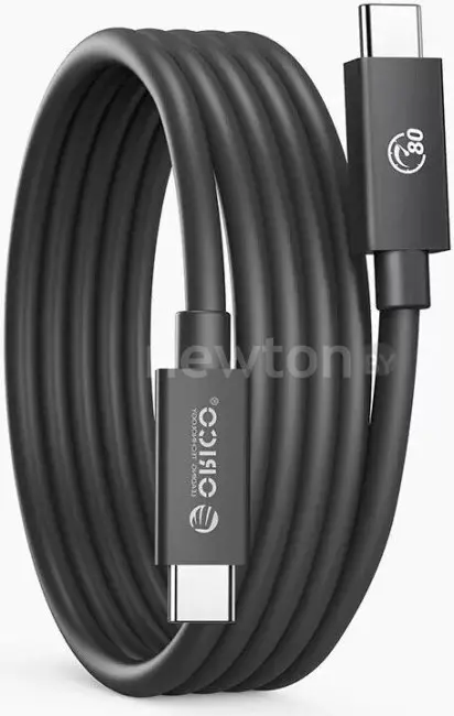 Кабель Orico TBZ5 Thunderbolt 5 - Thunderbolt 5 (1 м, черный)