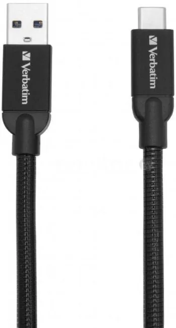Кабель Verbatim USB-C – USB-A 1 м (черный) 48871