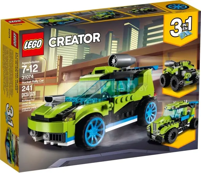 Конструктор LEGO Creator 31074 Суперскоростной раллийный автомобиль