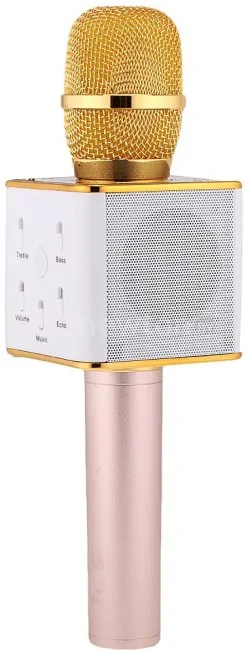 Микрофон Palmexx Q7 (золотистый)