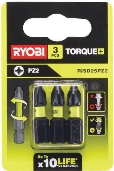 Набор бит Ryobi RISD25PZ2 (3 предмета)