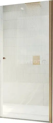 Душевая дверь MaybahGlass 90x198 MGD-809-2 (бесцветное стекло/бронзовый)