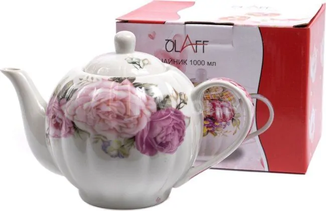 Заварочный чайник Olaff Флора Пастель 124-01203