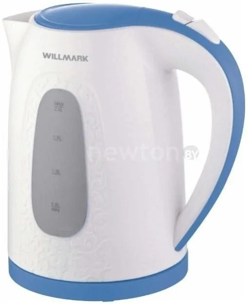 Электрический чайник Willmark WEK-2009P (белый/голубой)