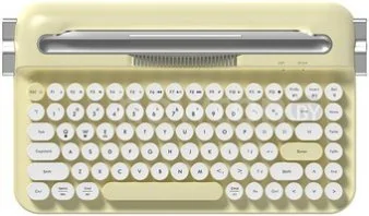 Клавиатура Ajazz AF84 (белый/желтый)