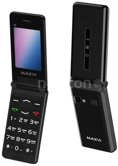 Телефон Maxvi E9 (черный)