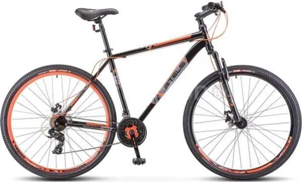 Велосипед Stels Navigator 700 MD 27.5 F020 р.21 2021 (черный/красный)