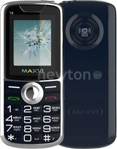 Телефон Maxvi T8 (синий)