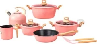 Набор кастрюль JIO JIO-013 (розовый)