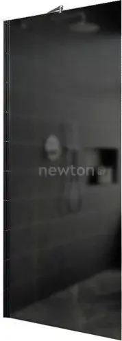 Душевая стенка MaybahGlass 79x195 MGD-699-5ш (графитовое матовое стекло/хром матовый)