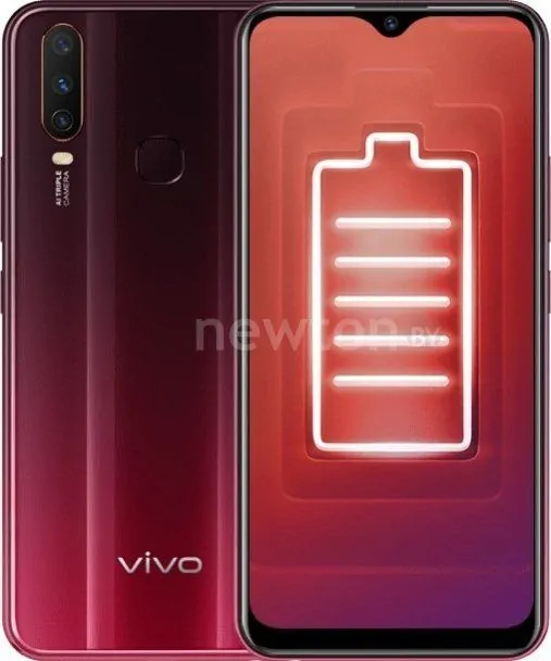 Телефон Vivo Y12 3GB/64GB (красный бургунди)