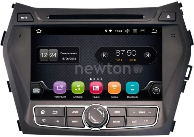 DVD-проигрыватель Incar TSA-2436 для Hyundai Santa Fe (2013-2018)