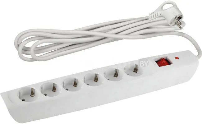 Сетевой фильтр ЭРА SFX-6es-4m-W Б0044025