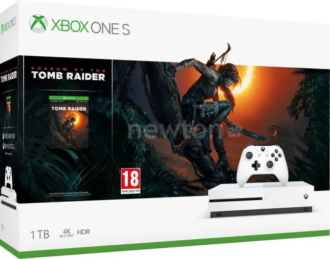 Игровая приставка Microsoft Xbox One S 1TB Shadow of the Tomb Raider
