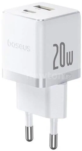 Сетевое зарядное Baseus Palm Fast Charger C+U 20W EU P10111608213-01 (белый)