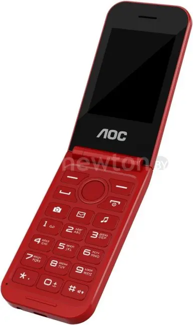 Кнопочный телефон AOC A285 (красный)