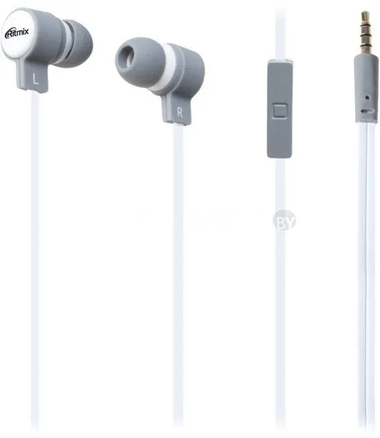 Гарнитура Ritmix RH-191M White/Grey