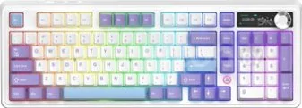 Клавиатура Ajazz AK980 V2 (фиолетовый/белый/синий, Ajazz Gift)