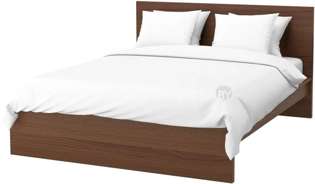 Кровать Ikea Мальм 200x180 (коричневый ясень) 392.109.12