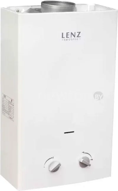 Газовая колонка Lenz Technic 10L White LT10LW